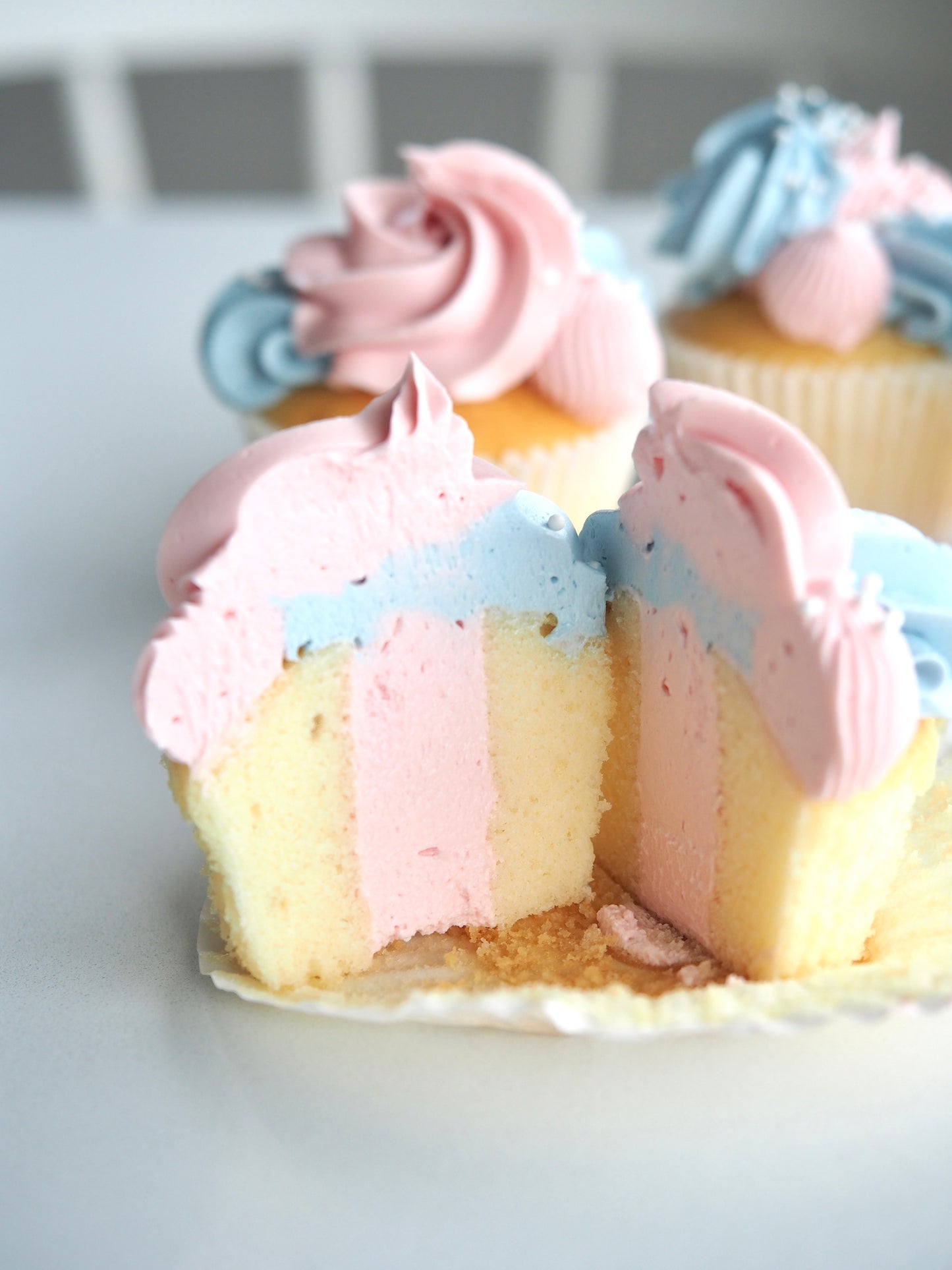 Gender Reveal Cupcake