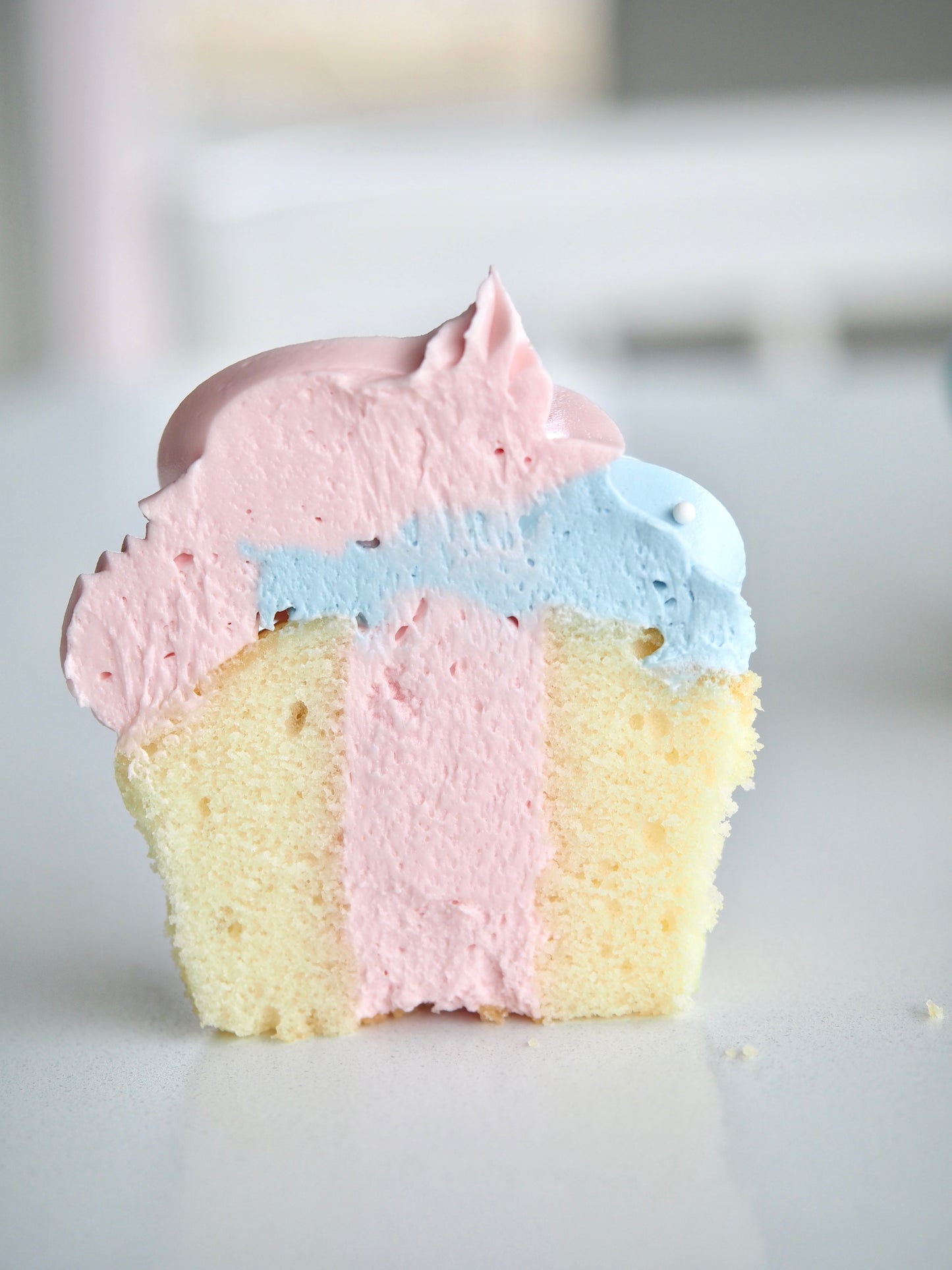 Gender Reveal Cupcake