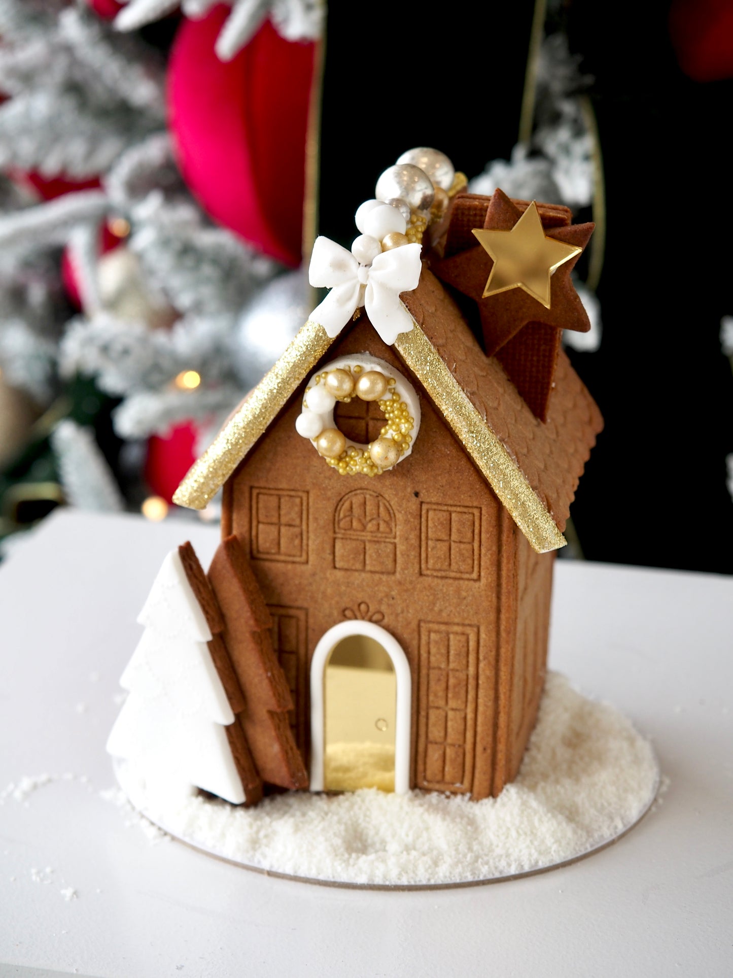 Christmas Gingerbread Natural,Gold & Silver